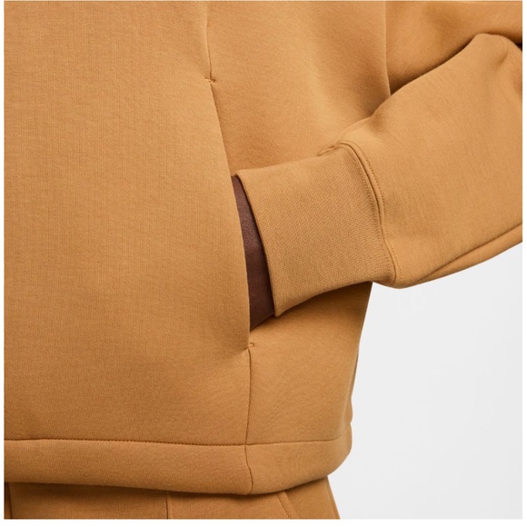 Nike Women’s Tech Fleece Oversized Hoodie in Flax Sz XL NWT - Picture 9 of 12